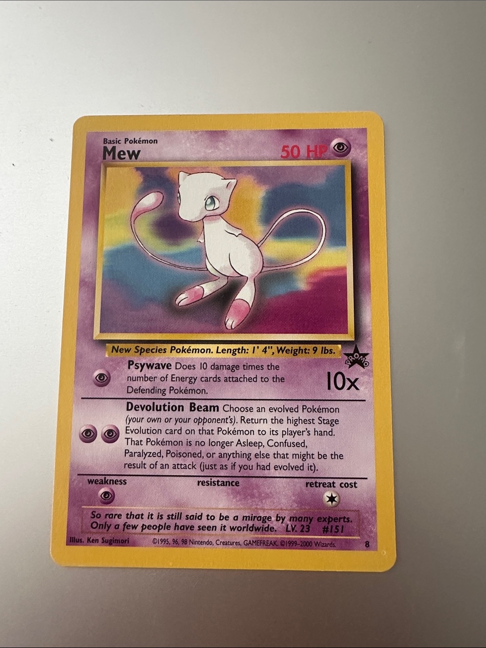 Mew #8 Black Star Promo